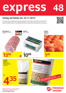 G&uuml;ltig ab/Valido da: 24.11.2014