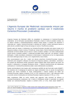 comunicato ema - Ordine dei Farmacisti della Provincia di Salerno