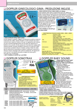 doppler sonotrax doppler ginecologici gima