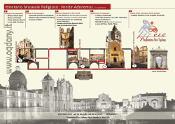 Itinerario Museale Religiose: Venite Aderemus