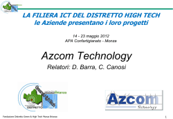 Azcom Technology - Distretto Green and High Tech Monza Brianza