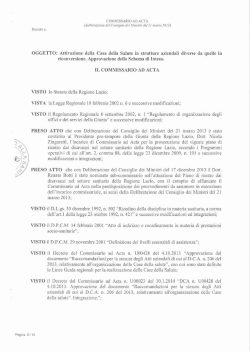 Decreto n. U00380 del 12 novembre 2014