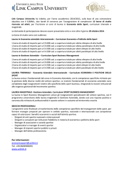il bando completo