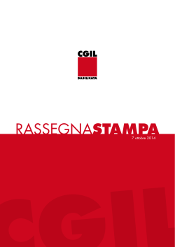 7_10_2014 - CGIL Basilicata
