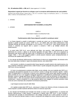 DL 30 settembre 2003, n. 269, art. 5