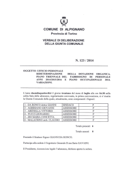 N. 123 / 2014 - Comune di Alpignano