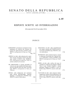 N. 65 - Senato della Repubblica