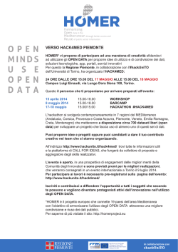 Hack4Med! - Regione Piemonte