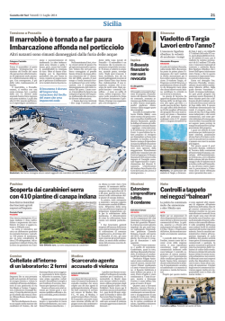 Il marrobbio &egrave; tornato a far paura Imbarcazione
