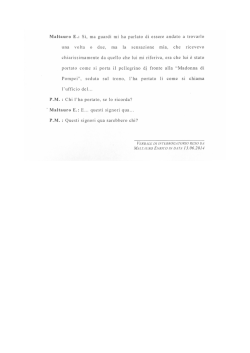 Dichiarazioni Maltauro