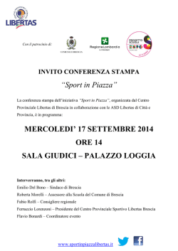 Invito conferenza stampa