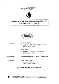 Documentazione fotografica
