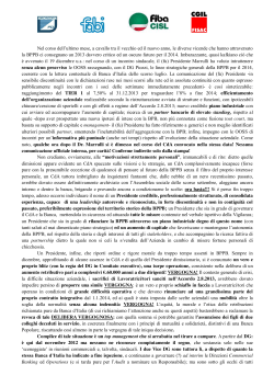 comunicato 22012014 - FISAC CGIL Puglia