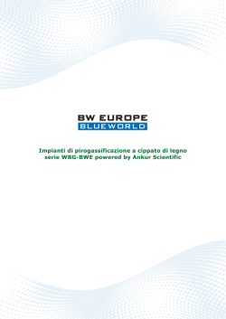 Impianti di gassificazione da biomassa - BW