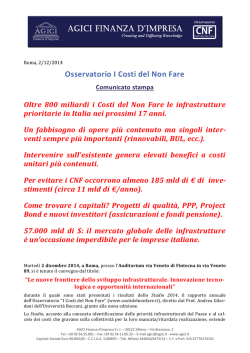 comunicato stampa - CNF 2014