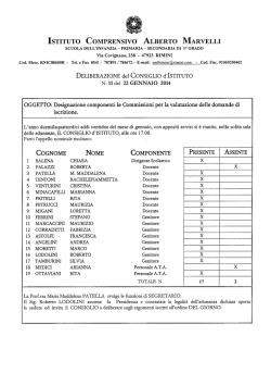 designazione componenti commissioni valutazione domande di