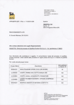 Certificazioni ENI
