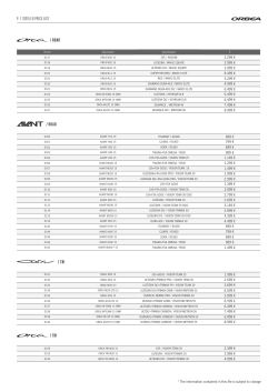 p. 1 |2015 eu price list / road / tri / road / tri