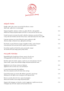 menú ristorante pdf