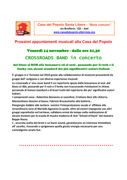 CROSSROADS BAND in concerto