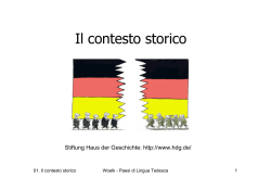 Il contesto storico