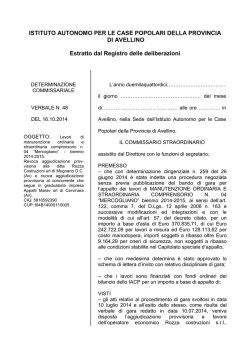 ISTITUTO AUTONOMO PER LE CASE POPOLARI