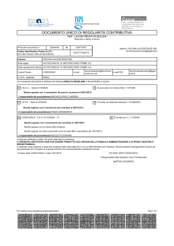 DURC - Facchin Calcestruzzi Srl