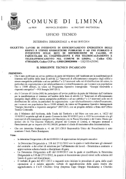 COMUNE DI LIMINA