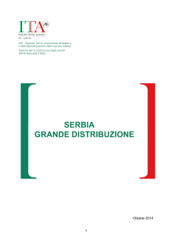 Grande Distribuzione in Serbia