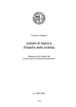 Download - Scienze - Psicologie e scienze cognitive