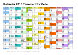 Kalender 2015 - Kreisreiterverband Celle