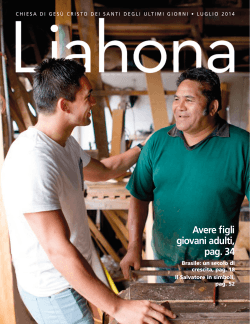 Luglio 2014 Liahona - The Church of Jesus Christ of Latter