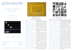 Mostra collettiva “New ART” Galleria 360
