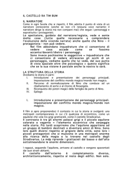 IL CASTELLO RA TIM BUM IL NARRATORE Come in ogni favola