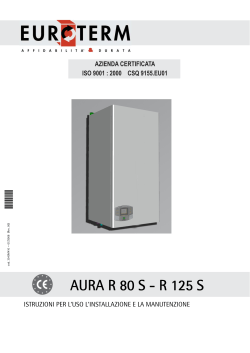 AURA R 80 S - R 125 S - Certificazione Energetica