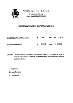 Determina n.1408-2014-Riconoscimento debito