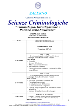 CSISMF_Sc.Crim.CSI Salerno Calendario 2014 2015