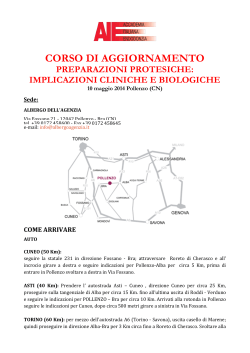 CORSO DI AGGIORNAMENTO - Accademia Italiana Endodonzia