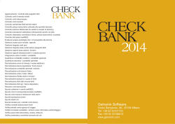CHECK BANK - Galvanin Software