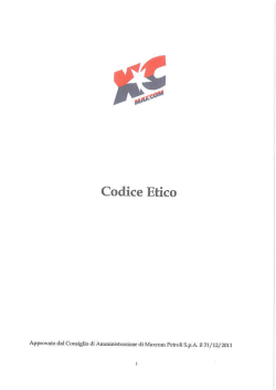 Codice Etico - Maxcom Petroli S.r.l.