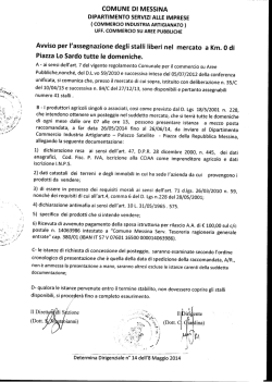 Assegnazione stalli liberi