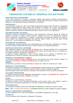 Prospetto Informativo 2 Febbraio Ancona