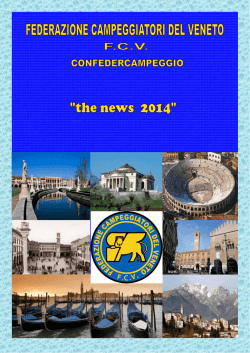 Rivista - Federazione Campeggiatori del Veneto
