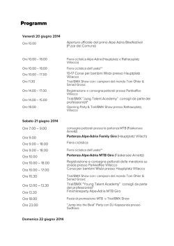 Programm - Alpe-Adria Bikefestival Villach