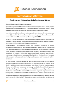 Introduzione a Bitcoin
