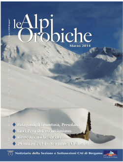 Le alpi orobiche n 87 - marzo 2014 - vertical
