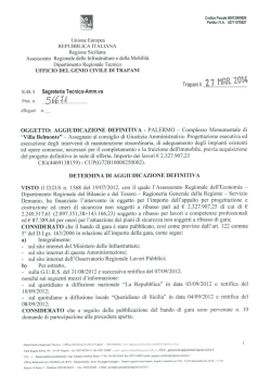 Determina - Regione Siciliana