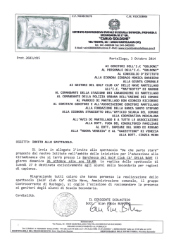 invito allo spettacolo