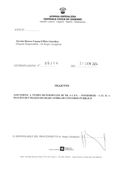 Formato PDF - Azienda Ospedaliera "Ospedale Civile di Legnano"