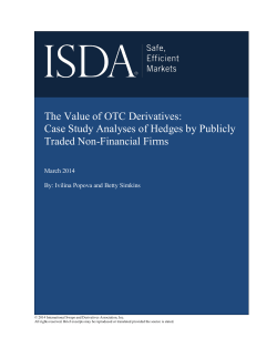 The Value of OTC Derivatives: Case Study